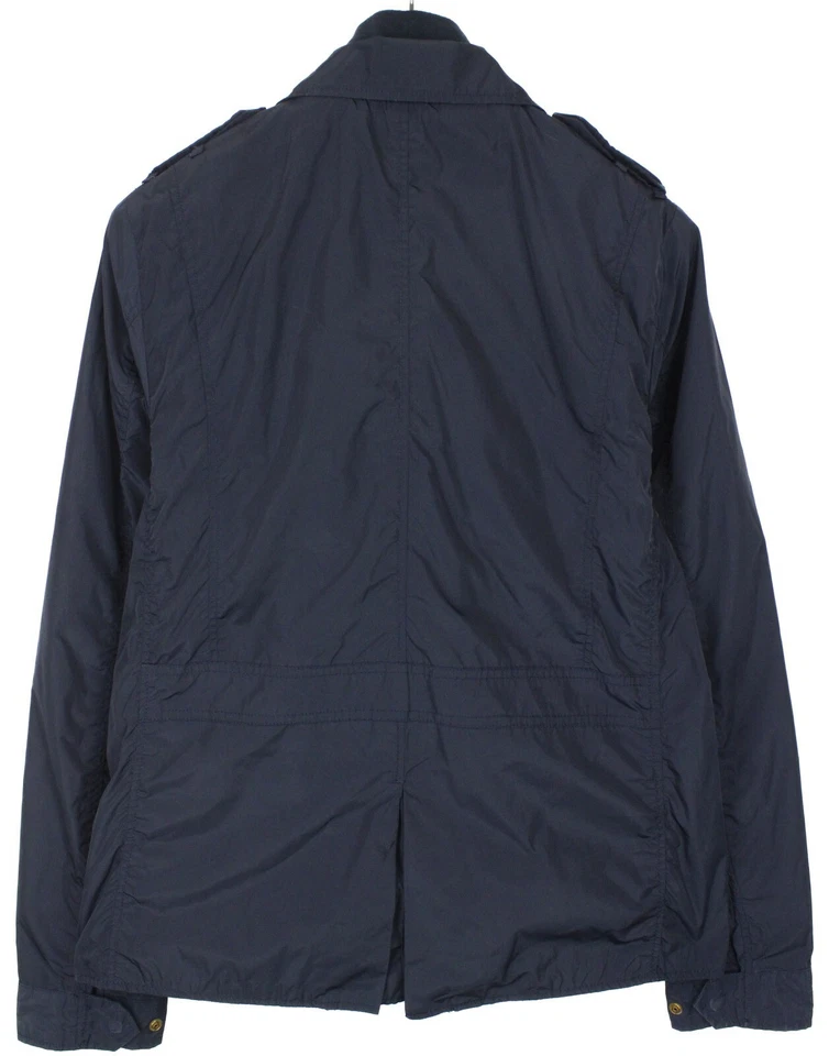 Scotch & Soda Jacket Men M Zipper Lined High Neck Dark Blue - Image 2 of 4