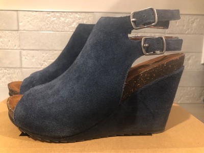 navy wedges size 6