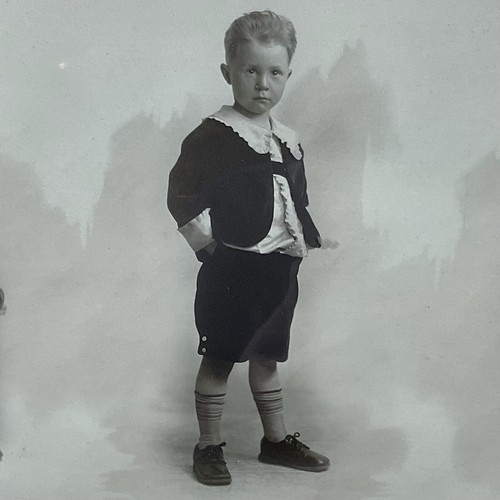 Vintage Photo Portrait of A Boy, Edwin S., Age 4, by Valeché of Brooklyn c. 1925 - Picture 6 of 17