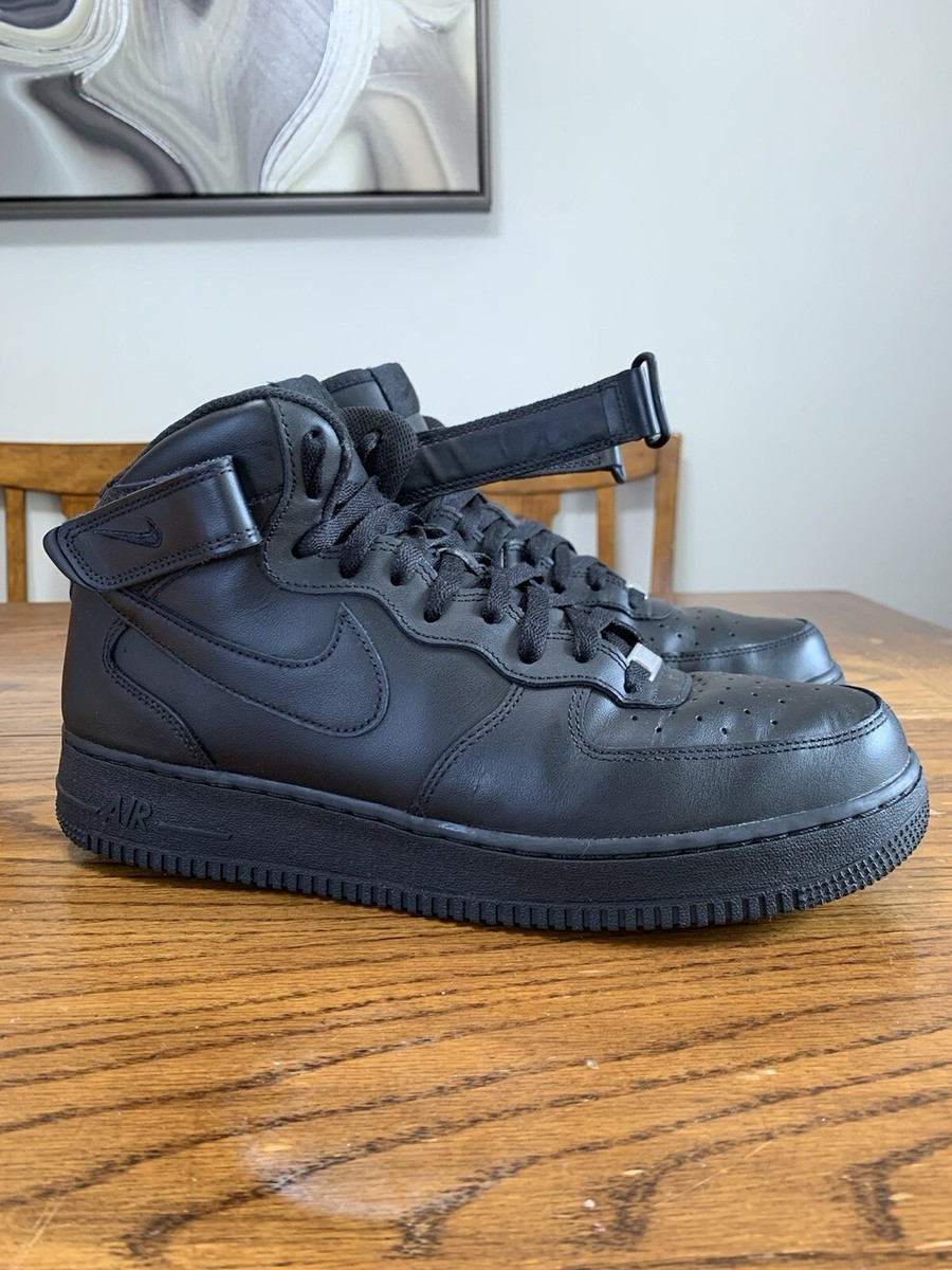 sf air force 1 mid triple black