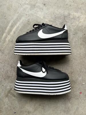 Nike Comme Des Garcons Platform Cortez Platform Black 2018