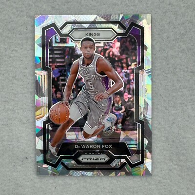 2023-24 NBA Prizm Basketball De'Aaron Fox #6 Cracked Ice