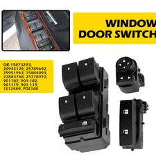 Power Door Lock Window Mirror Control Switch For Chevrolet Silverado/ GMC Sierra