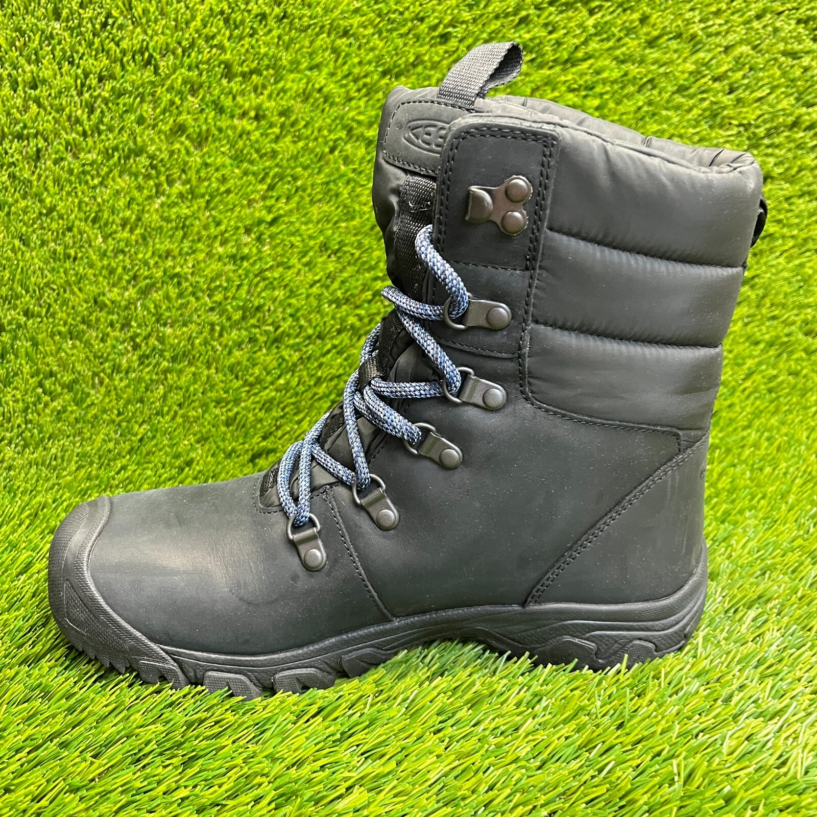 Stivali da neve Keen Greta donna taglia 8 neri outdoor pelle impermeabili isolati