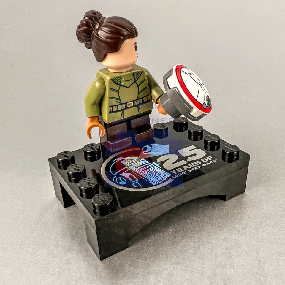 LEGO Star Wars - Minifigura Joven Leia - 75392 - 25 Aniversario con Soporte Foto 3 de 4