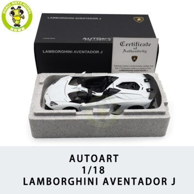 ミニカー AUTOart lamborghini aventador J 1/18 AUTOart Lamborghini Aventador J (White) Car Model