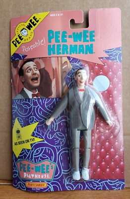 Vintage Pee Wee's Playhouse Pee Wee Herman & Magic Screen Matchbox