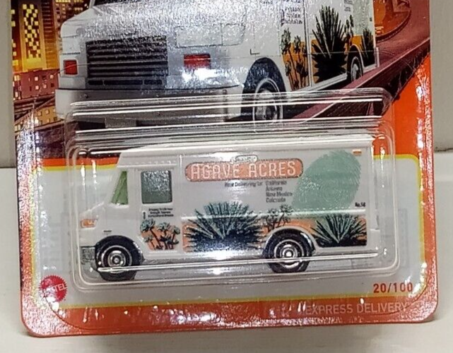 2024 Matchbox Express Delivery 20/100 MBX Metro White HVL67 Agave