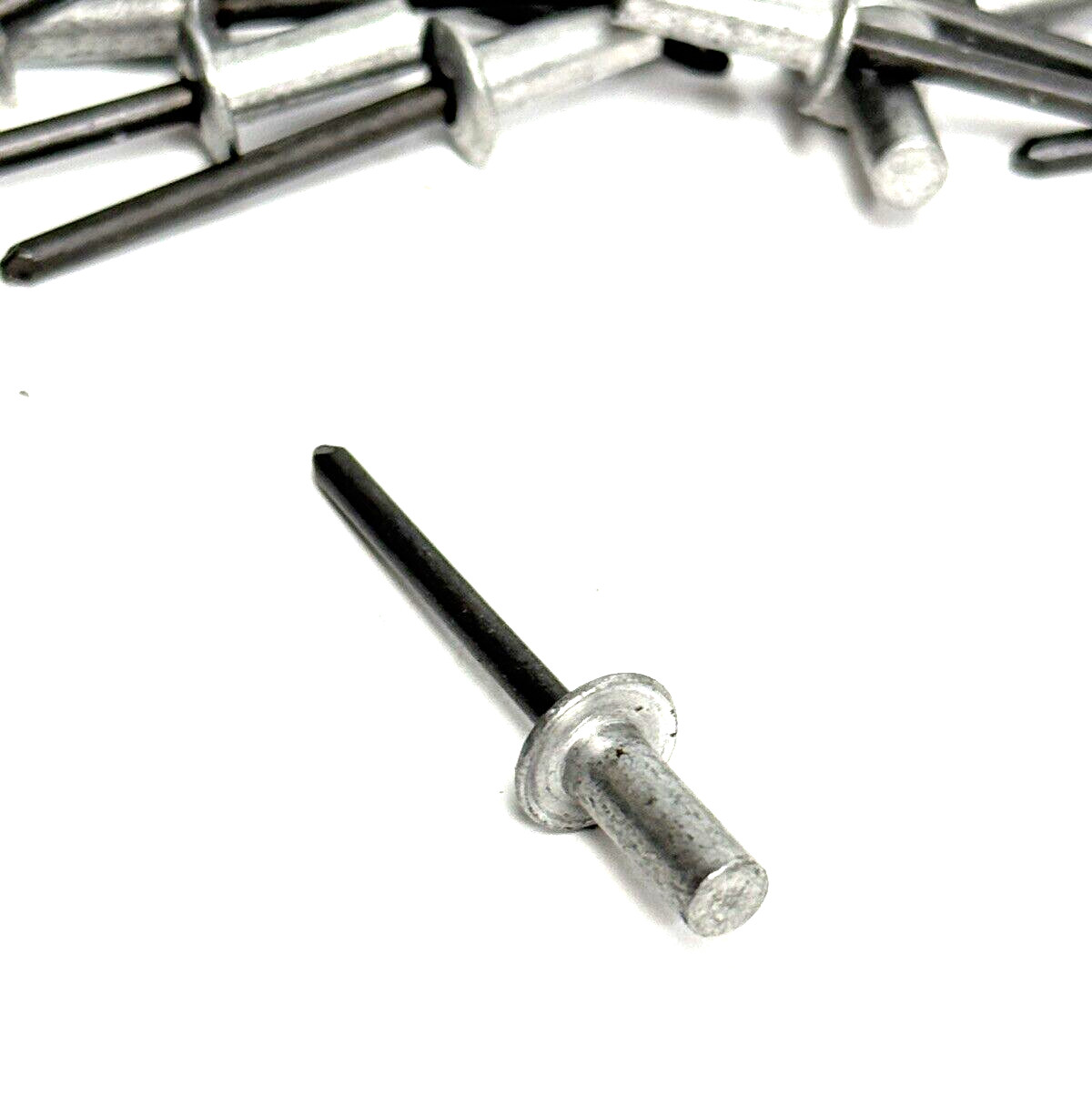 100-Pk 3/16 x 1/2 Closed End Aluminum Blind Rivets Steel Mandrel
