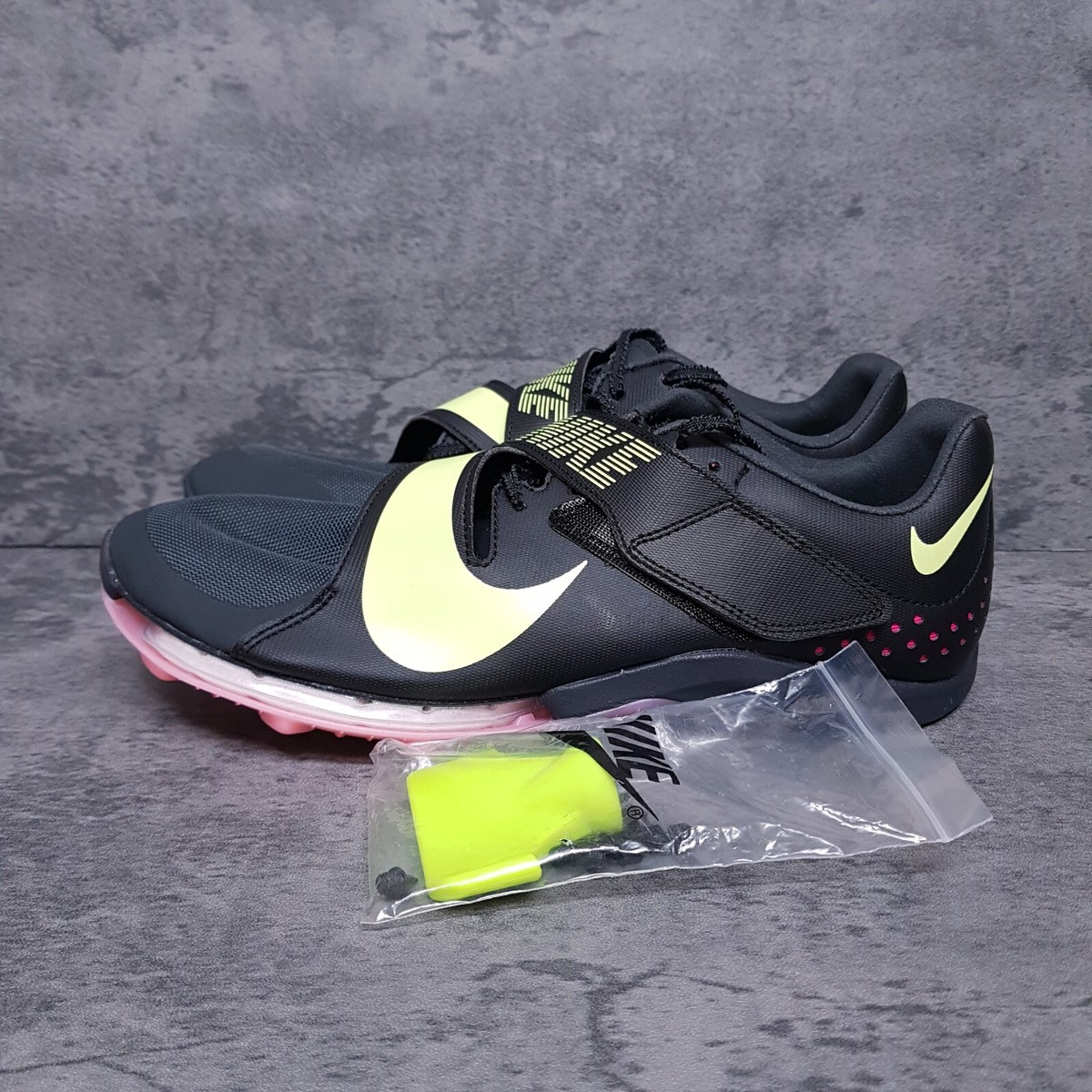 NIKE Air Zoom LJ Long Jump Elite Spikes Mens 9 Womens 10.5 Black