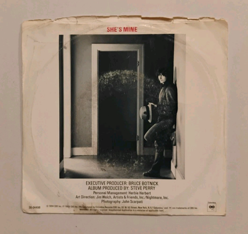 Steve Perry - She's Mine - 1984 7" 45RPM MASTERDISK FREE COMBINE SHIPPING - Picture 6 of 6