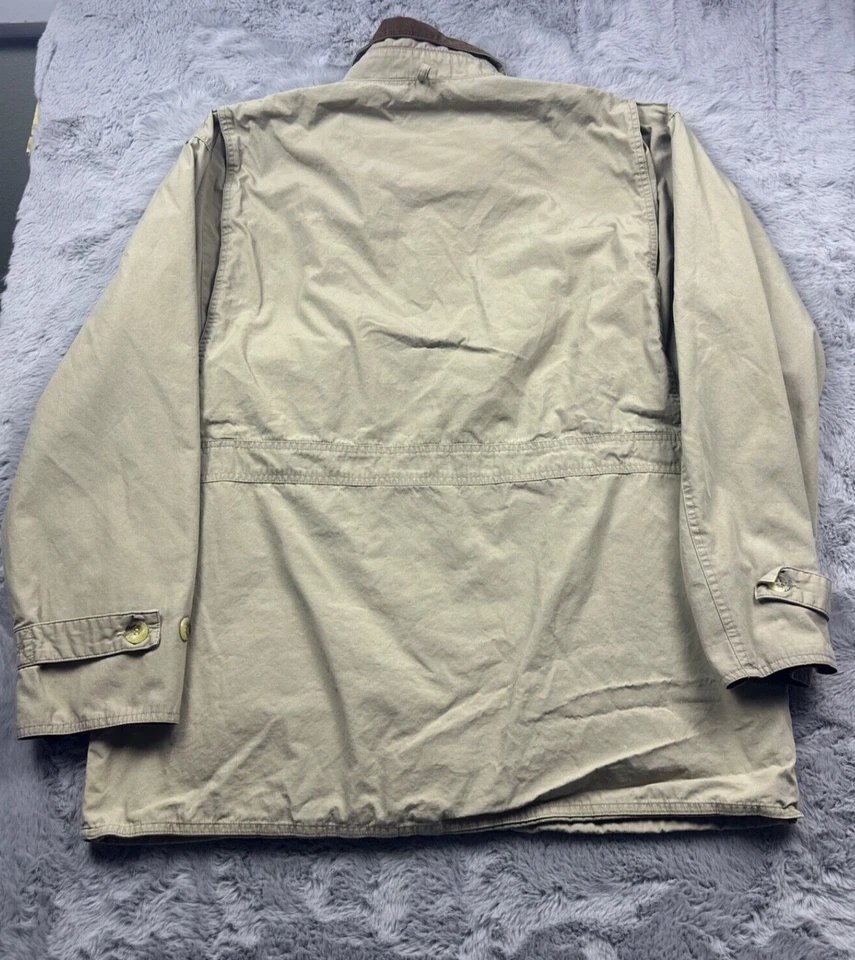 Vintage Timberland Jacket Mens Large Tan Weather Gear Chore Barn Outdoor - Image 2 of 4