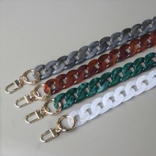 2cm Acrylic Curb Chain Shoulder Crossbody Handbag Replacement Handle Bag Strap