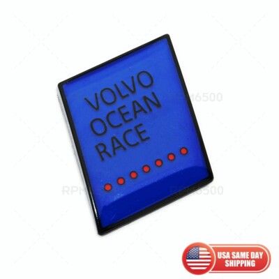 For VOLVO Rear Truck Ocean Race Blue Nameplate Logo Emblem Badge