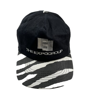 Zebra Hat By The Expo Group,adjustable Black And White