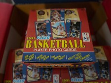 1991-92 FLEER BALONCESTO sin abrir JUMBO VIOLONCHELO CAJA FASC Jordan PSA 10? L53