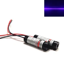 2pcs Violet/Blue Line 405nm 20mW Focusable Laser Diode Module 13x42mm 3-5V