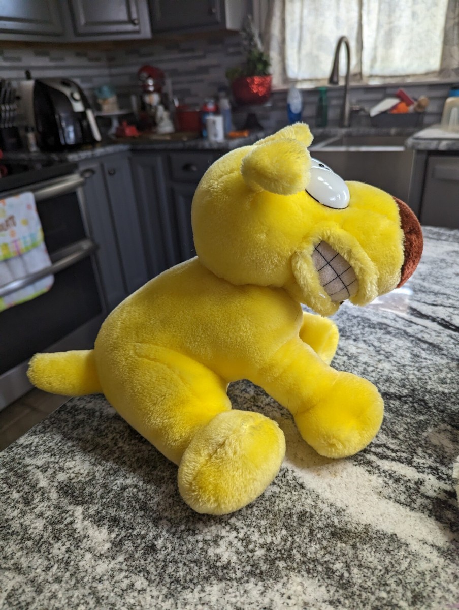 Vintage Grimmy Dog Plush Mother Goose & Grimm Plush Yellow Dog | eBay