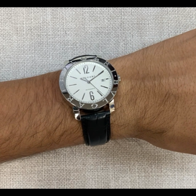 Bvlgari Bvlgari Stainless Steel Silver Dial Mens 42mm Automatic