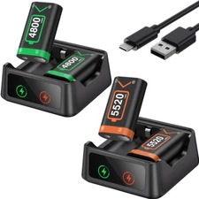 Rechargeable Battery Pack For XBox One X/S&Series X/S Controller + Charger Cable