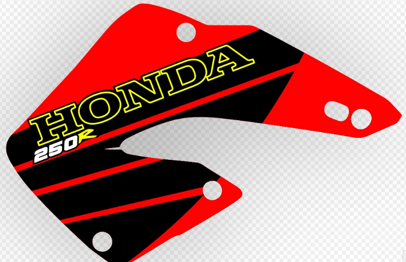 Kit de gráficos estilo OEM para Honda CR250R y CR125R 2001 para CR250 y CR125 2000-2001 Foto 2 de 2