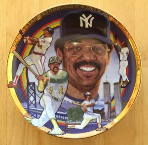 Reggie Jackson “The Incomparable Reggie Jackson”  Plate The Hamilton Collection