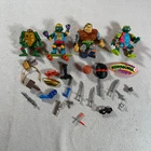 Vintage TMNT Action Figure Lot Teenage Mutant Ninja Turtle Weapons Power Rangers