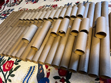 Paper tubes. Paper towel tubes. Many of these