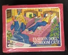 Vintage 1985 Fashion Doll Bedroom Case Barbie & Friends  #10900 with Insert