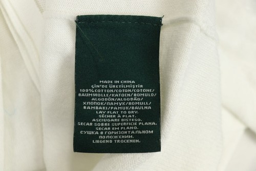 Lauren Ralph Lauren White Button 100% Cotton Cardigan Sweater Size L - Picture 17 of 17