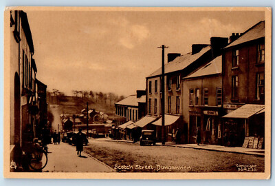 County Tyrone Northern Ireland Postcard Scotch Street Dungannon c1920's