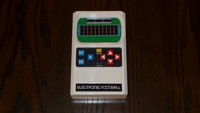 Vintage Mattel Classic Football Handheld Electronic Game - Works  *Fathers Day*