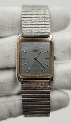 Seiko Lassale Men's Vintage Two Tone Case w/ Gray Dial Seiko Lassale Men's Vintage Two Tone Case w/ Gray Dial