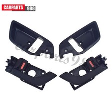 Pair Left Right Black Inside Door Handle Bezel For 2003-2008 Hyundai Tiburon Pair Left Right Black Inside Door Handle Bezel For 2003-2008 Hyundai Tiburon