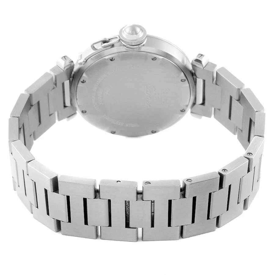 Cartier Pasha Rose Automático Fecha Grande 35mm Rosa Esfera Salomon #2475 Acero Como Nuevo Foto 3 de 4