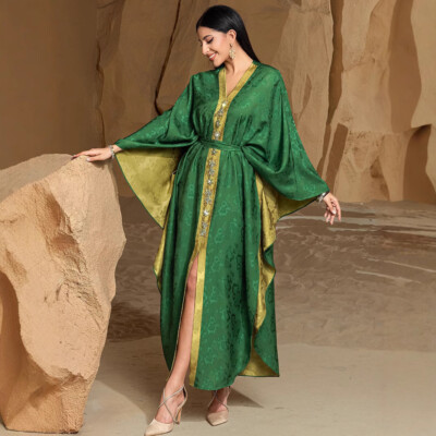 Abaya Women Muslim Batwing Sleeve Kaftan Maxi Dress Dubai Loose Robe Party Gown | eBay Abaya Women Muslim Batwing Sleeve Kaftan Maxi Dress Dubai Loose Robe Party Gown | eBay