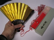 Chinese Fan New in Box w tossles