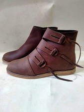 Botas Vikingas Renacimiento Hombres Disfraz de Pirata Medieval Juegos con disfraces Bota Steampunk
