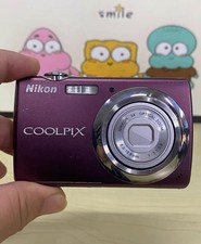 Nikon COOLPIX S220 3X Optical Zoom Digital Compact Camera Plum English