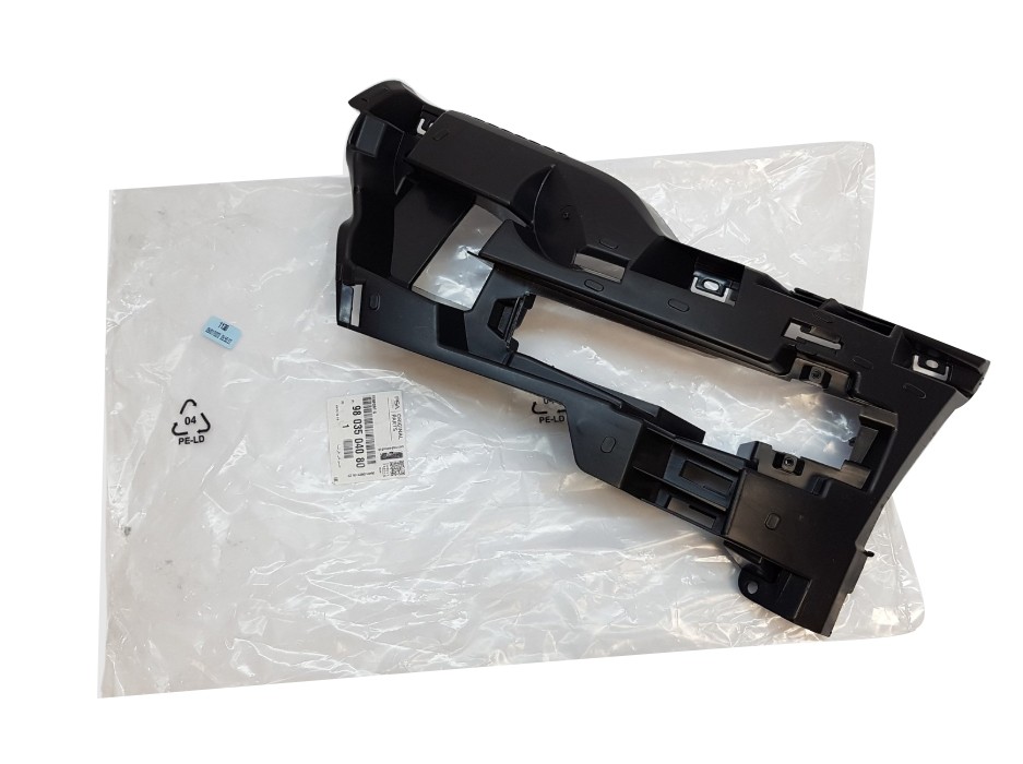 Support fixation pare choc avant gauche Citroen C3 guide plastique de bouclier 9803504080