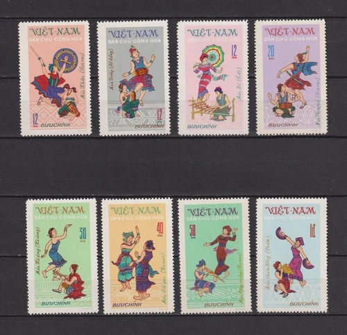 NORTH VIETNAM.  No. 768 / 775 .  NEW DANCE SERIES (*).  SUPERB .