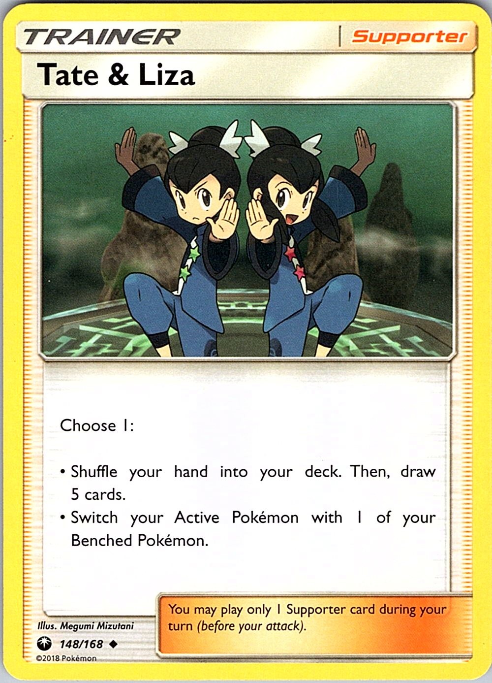 Tate & Liza 148/168 Celestial Storm Pokemon NM