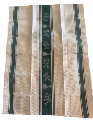 Tea Dish Towel Irishgold private live collection Harry Stevenson Shamrock Cotton
