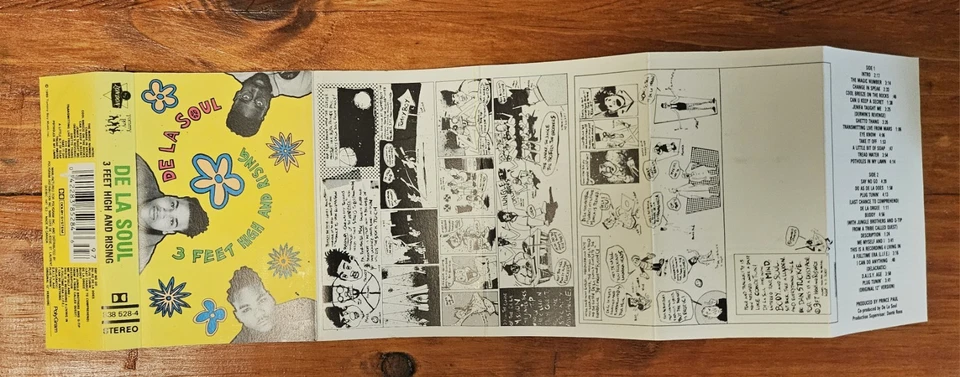 De La Soul 3 Feet High And Rising 1989 Tommy Boy Canada Import - Image 3 of 3