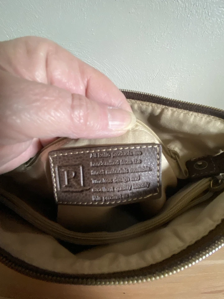 Relic Brown Paisley Small Adjustable Strap Crossbody Purse Shoulder Bag - Image 3 of 4