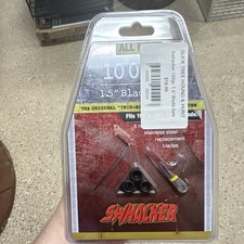 Swhacker 100 Grain 1.5in Blade Sets Silver Replacement Blades