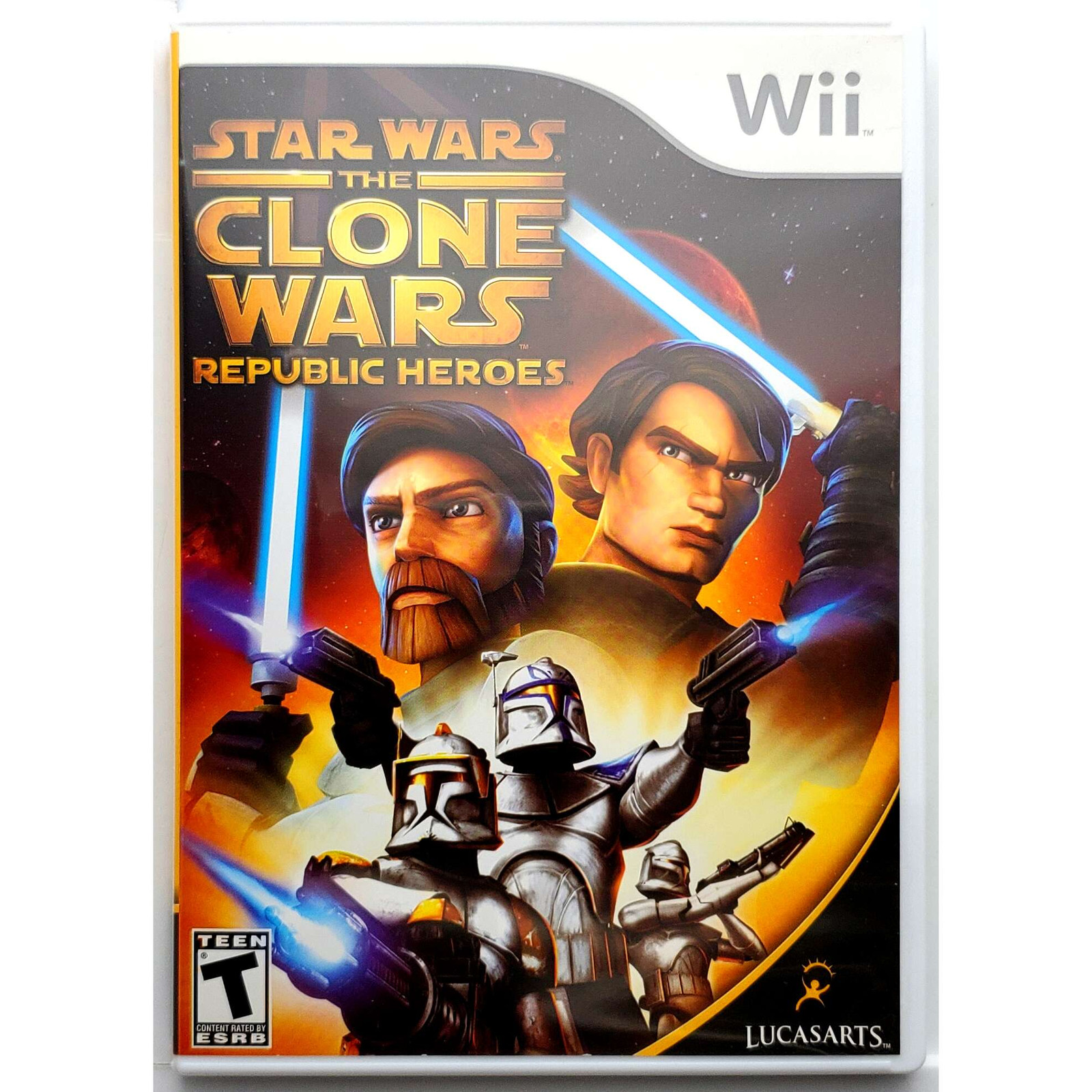 Star Wars Clone Wars Republic Heroes - Nintendo Wii Pristine Tested 1Y Guarantee