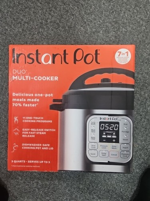 #ad NEW Instant Pot Duo Nova 7 in 1 Multi Use Pressure Cooker 3 Quart $41.99