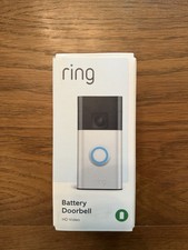 Ring Battery Doorbell Newest Model 2nd Gen Video Doorbell 2nd Gen Black New