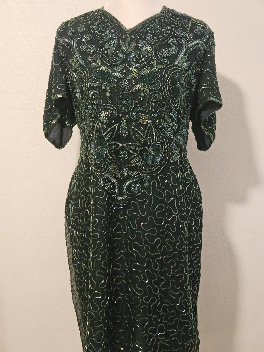 green emerald velvet dress Jovani main image 0
